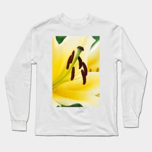 Lilium  'Yellow Rocket'  Oriental Lily Long Sleeve T-Shirt